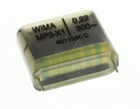 Wima Decoupling Capacitor - 0,22uf-300v Mp3-x1 EntstÖrkondensator Rm=27,5 -rohs- 220nf