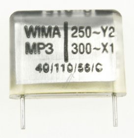 Wima Decoupling Capacitor - 0,015uf-300v Mp3-x1 EntstÖrkondensator Rm=15 -rohs- 15nf