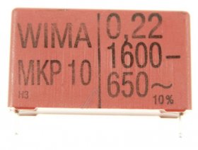 Wima Pulse Capacitors - 0,22uf-1600v Mkp10 Impulskondensator Rm=37,5 -rohs-konform-